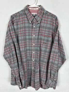 Cinch Men's Plaid Cotton Button Down XL Like New